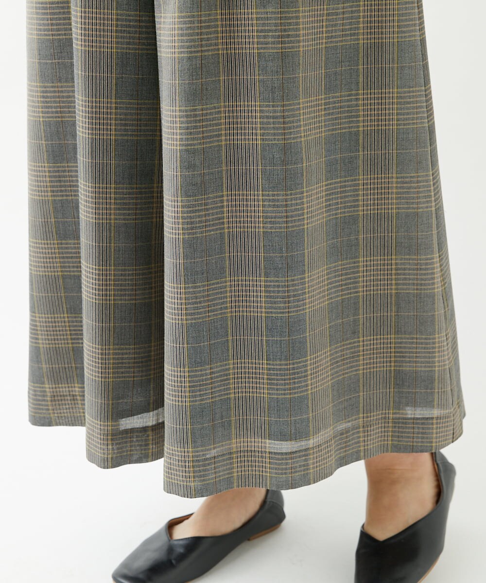 NGLJS02250 GIANNI LO GIUDICE(ジャンニ ロ ジュディチェ) [洗える・日本製]プロヴィスチェックパンツ ベージュ