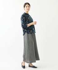 NGLJS02250 GIANNI LO GIUDICE(ジャンニ ロ ジュディチェ) [洗える・日本製]プロヴィスチェックパンツ ダークグレー