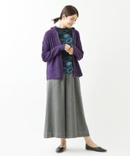 NGLJS02250 GIANNI LO GIUDICE(ジャンニ ロ ジュディチェ) [洗える・日本製]プロヴィスチェックパンツ ダークグレー
