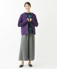 NGLJS02250 GIANNI LO GIUDICE(ジャンニ ロ ジュディチェ) [洗える・日本製]プロヴィスチェックパンツ ダークグレー