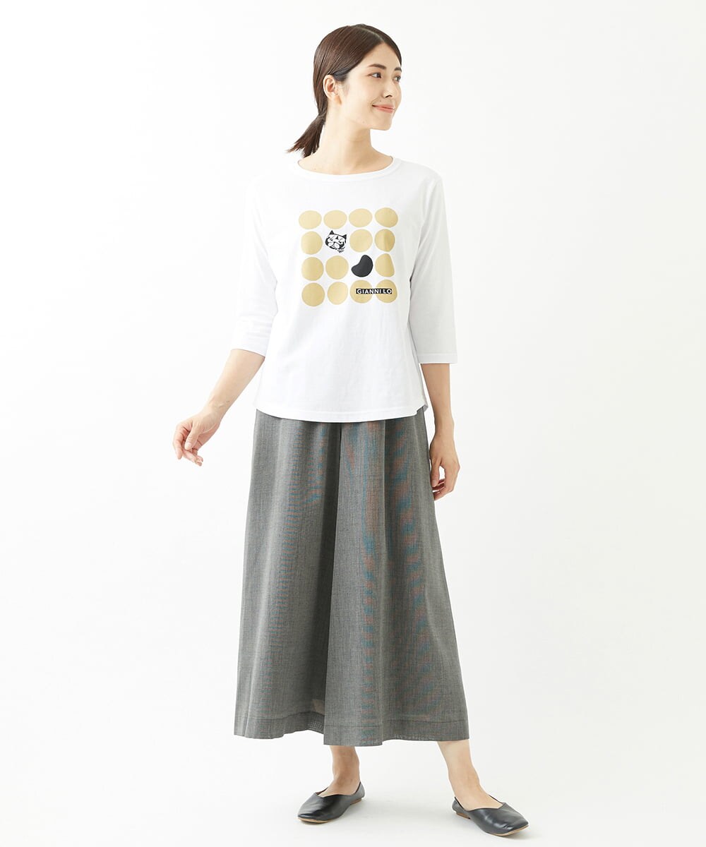 NGLJS02250 GIANNI LO GIUDICE(ジャンニ ロ ジュディチェ) [洗える・日本製]プロヴィスチェックパンツ ダークグレー