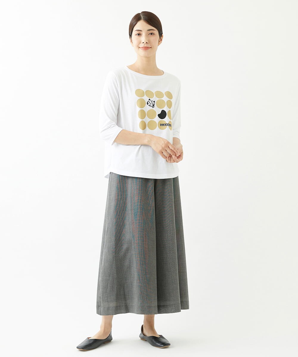 NGLJS02250 GIANNI LO GIUDICE(ジャンニ ロ ジュディチェ) [洗える・日本製]プロヴィスチェックパンツ ダークグレー