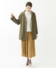 NGLJS05270 GIANNI LO GIUDICE(ジャンニ ロ ジュディチェ) 強撚割繊エアフロープリーツパンツ キャメルブラウン