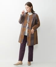 NGLJS20250 GIANNI LO GIUDICE(ジャンニ ロ ジュディチェ) [洗える]ステッチドビーパンツ パープル
