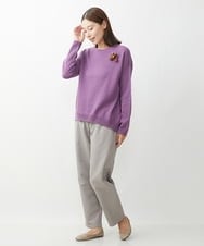 NGLJS20250 GIANNI LO GIUDICE(ジャンニ ロ ジュディチェ) [洗える]ステッチドビーパンツ グレー