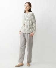 NGLJS20250 GIANNI LO GIUDICE(ジャンニ ロ ジュディチェ) [洗える]ステッチドビーパンツ グレー