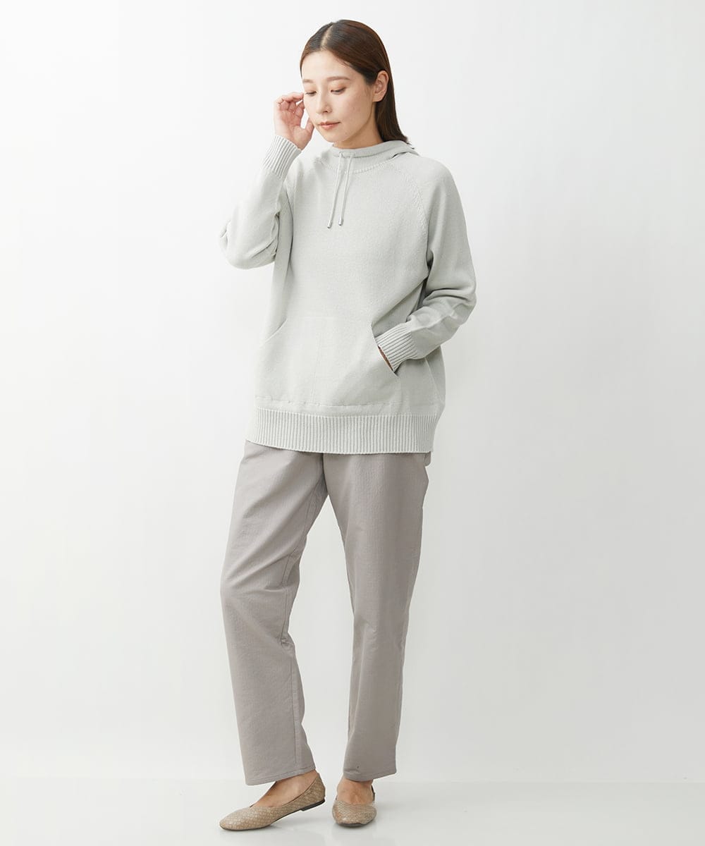 NGLJS20250 GIANNI LO GIUDICE(ジャンニ ロ ジュディチェ) [洗える]ステッチドビーパンツ グレー