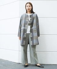 NGLJS22210 GIANNI LO GIUDICE(ジャンニ ロ ジュディチェ) [洗える]コットンスラブツイルパンツ ライトカーキ