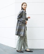NGLJS22210 GIANNI LO GIUDICE(ジャンニ ロ ジュディチェ) [洗える]コットンスラブツイルパンツ ライトカーキ
