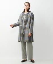 NGLJS22210 GIANNI LO GIUDICE(ジャンニ ロ ジュディチェ) [洗える]コットンスラブツイルパンツ ライトカーキ