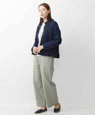 NGLJS22210 GIANNI LO GIUDICE(ジャンニ ロ ジュディチェ) [洗える]コットンスラブツイルパンツ ライトカーキ
