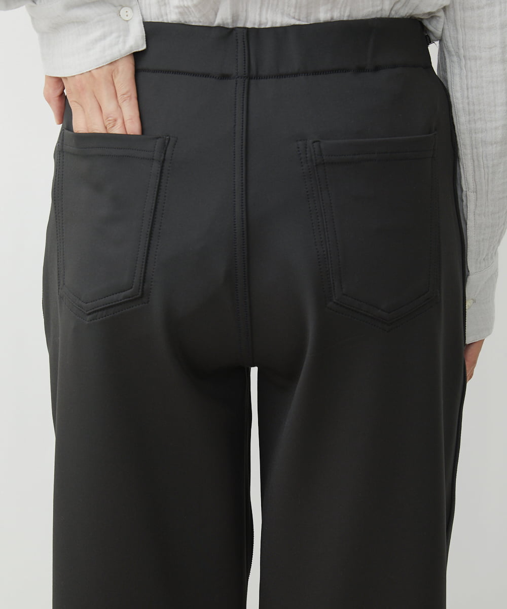 NGLJS30230 GIANNI LO GIUDICE(ジャンニ ロ ジュディチェ) [洗える・リバーシブル]ダンボールチェック柄ガウチョパンツ ネイビー