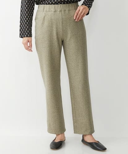 NGLJS31230 GIANNI LO GIUDICE [洗える・日本製]コットンポンチツィードプリントパンツ