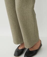 NGLJS31230 GIANNI LO GIUDICE(ジャンニ ロ ジュディチェ) [洗える・日本製]コットンポンチツィードプリントパンツ ベージュ
