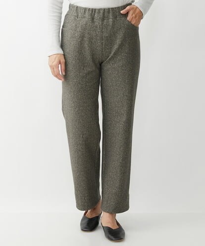 NGLJS31230 GIANNI LO GIUDICE [洗える・日本製]コットンポンチツィードプリントパンツ
