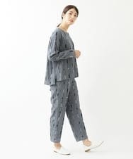 NGLJU10300 GIANNI LO GIUDICE(ジャンニ ロ ジュディチェ) ピッコロキューブドビーパンツ ネイビー