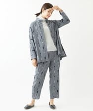 NGLJU10300 GIANNI LO GIUDICE(ジャンニ ロ ジュディチェ) ピッコロキューブドビーパンツ ネイビー