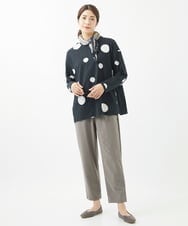 NGLJX43180 GIANNI LO GIUDICE(ジャンニ ロ ジュディチェ) [洗える・日本製]ハイテンションハーフパンツ グレー