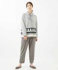 NGLJX43180 GIANNI LO GIUDICE(ジャンニ ロ ジュディチェ) [洗える・日本製]ハイテンションハーフパンツ グレー