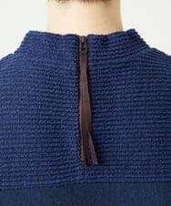 NGPAE20360 GIANNI LO GIUDICE(ジャンニ ロ ジュディチェ) [洗える]コットンスラブインレーチュニックカットソー ネイビー