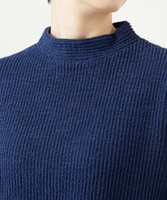 NGPAE20360 GIANNI LO GIUDICE(ジャンニ ロ ジュディチェ) [洗える]コットンスラブインレーチュニックカットソー ネイビー