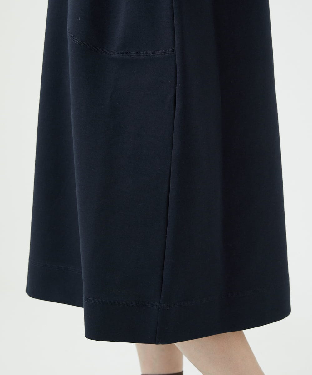 NGPAF12360 GIANNI LO GIUDICE(ジャンニ ロ ジュディチェ) [洗える]ＭＥＥＴダンボールニットワンピース ネイビー