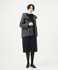 NGPAF12360 GIANNI LO GIUDICE(ジャンニ ロ ジュディチェ) [洗える]ＭＥＥＴダンボールニットワンピース ネイビー