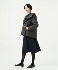 NGPAF12360 GIANNI LO GIUDICE(ジャンニ ロ ジュディチェ) [洗える]ＭＥＥＴダンボールニットワンピース ネイビー