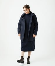 NGPAF12360 GIANNI LO GIUDICE(ジャンニ ロ ジュディチェ) [洗える]ＭＥＥＴダンボールニットワンピース ネイビー