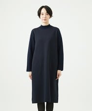 NGPAF12360 GIANNI LO GIUDICE(ジャンニ ロ ジュディチェ) [洗える]ＭＥＥＴダンボールニットワンピース ネイビー