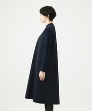 NGPAF12360 GIANNI LO GIUDICE(ジャンニ ロ ジュディチェ) [洗える]ＭＥＥＴダンボールニットワンピース ネイビー