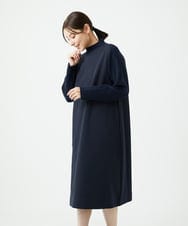 NGPAF12360 GIANNI LO GIUDICE(ジャンニ ロ ジュディチェ) [洗える]ＭＥＥＴダンボールニットワンピース ネイビー