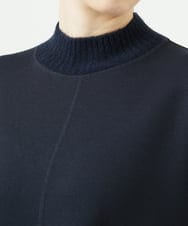 NGPAF12360 GIANNI LO GIUDICE(ジャンニ ロ ジュディチェ) [洗える]ＭＥＥＴダンボールニットワンピース ネイビー