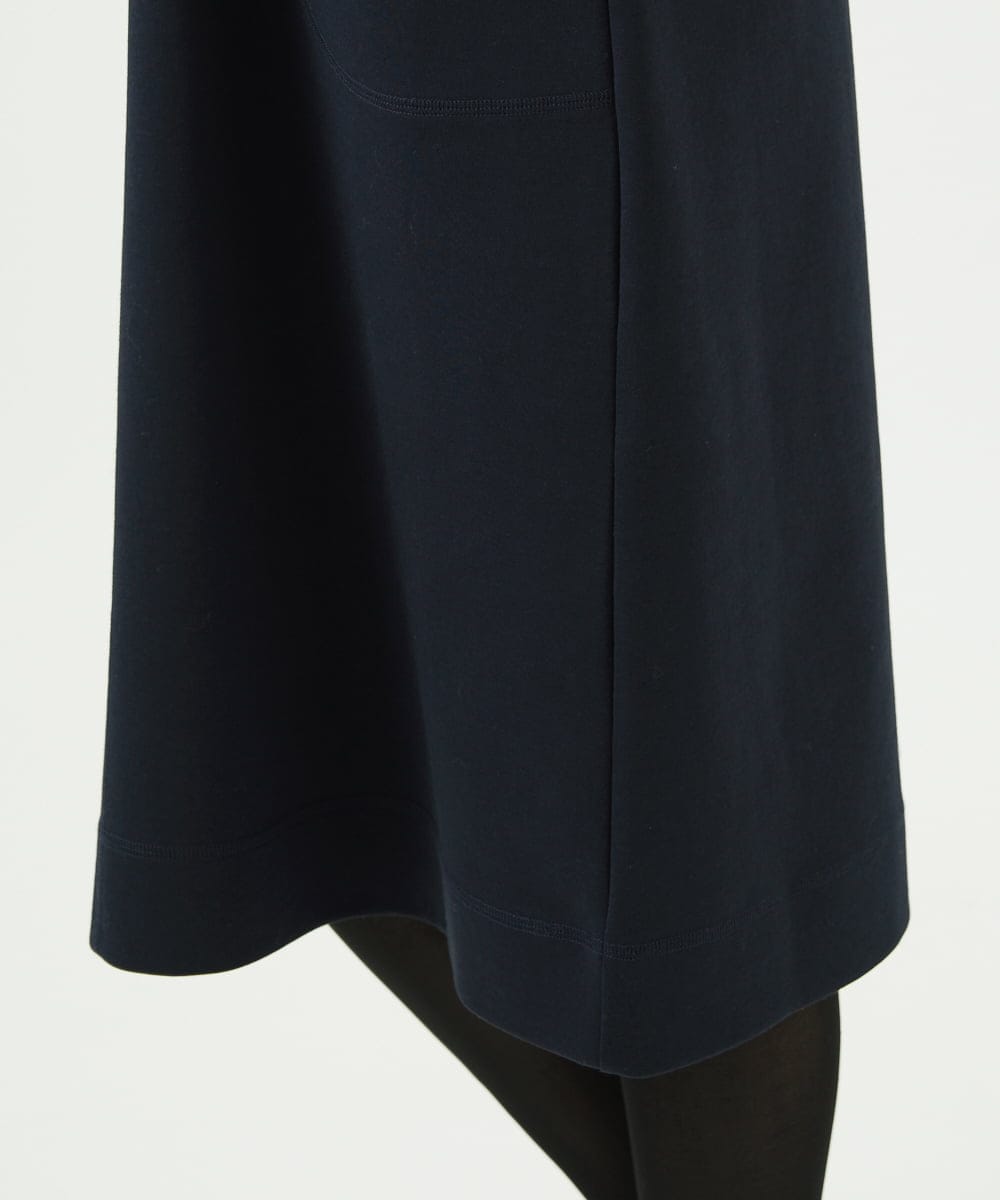 NGPAF12360 GIANNI LO GIUDICE(ジャンニ ロ ジュディチェ) [洗える]ＭＥＥＴダンボールニットワンピース ネイビー