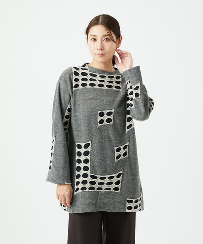 NGPAF17270  [日本製]バースト水玉チュニック