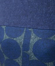 NGPCA10290 GIANNI LO GIUDICE(ジャンニ ロ ジュディチェ) [洗える・日本製]デニムドットプリントチュニックカットソー ネイビー