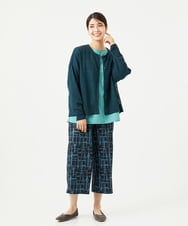 NGPGA52260 GIANNI LO GIUDICE(ジャンニ ロ ジュディチェ) [洗える]アンチスウェットステッチ刺繍チュニックカットソー ライトグリーン