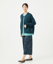 NGPGA52260 GIANNI LO GIUDICE(ジャンニ ロ ジュディチェ) [洗える]アンチスウェットステッチ刺繍チュニックカットソー ライトグリーン