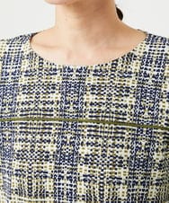NGPHA01200 GIANNI LO GIUDICE(ジャンニ ロ ジュディチェ) [接触冷感・洗える]ジオメトリックプリントチュニック グリーン