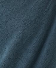 NGPHW10130 GIANNI LO GIUDICE(ジャンニ ロ ジュディチェ) [洗える]フラワージャガードカットソーチュニック ネイビー