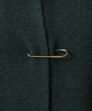 NGSAE10430 GIANNI LO GIUDICE(ジャンニ ロ ジュディチェ) [洗える]キルトドッキングニットポンチョ カーキ