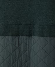 NGSAE11450 GIANNI LO GIUDICE(ジャンニ ロ ジュディチェ) [洗える]キルトドッキングニットコーディガン カーキ