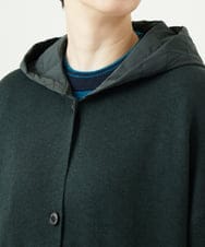 NGSAE11450 GIANNI LO GIUDICE(ジャンニ ロ ジュディチェ) [洗える]キルトドッキングニットコーディガン カーキ