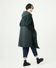 NGSAE11450 GIANNI LO GIUDICE(ジャンニ ロ ジュディチェ) [洗える]キルトドッキングニットコーディガン カーキ