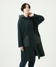 NGSAE11450 GIANNI LO GIUDICE(ジャンニ ロ ジュディチェ) [洗える]キルトドッキングニットコーディガン カーキ