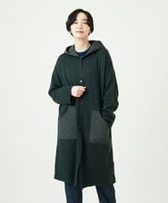 NGSAE11450 GIANNI LO GIUDICE(ジャンニ ロ ジュディチェ) [洗える]キルトドッキングニットコーディガン カーキ