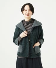 NGSAE40390 GIANNI LO GIUDICE(ジャンニ ロ ジュディチェ) エキストラファインメリノ ウールニットジャケット ダークグリーン