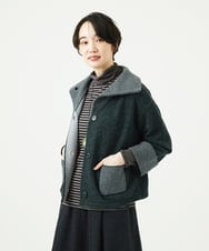 NGSAE40390 GIANNI LO GIUDICE(ジャンニ ロ ジュディチェ) エキストラファインメリノ ウールニットジャケット ダークグリーン