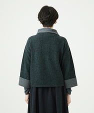 NGSAE40390 GIANNI LO GIUDICE(ジャンニ ロ ジュディチェ) エキストラファインメリノ ウールニットジャケット ダークグリーン