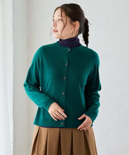NGSAG20250 GIANNI LO GIUDICE [洗える]シルク混ニットカーディガン